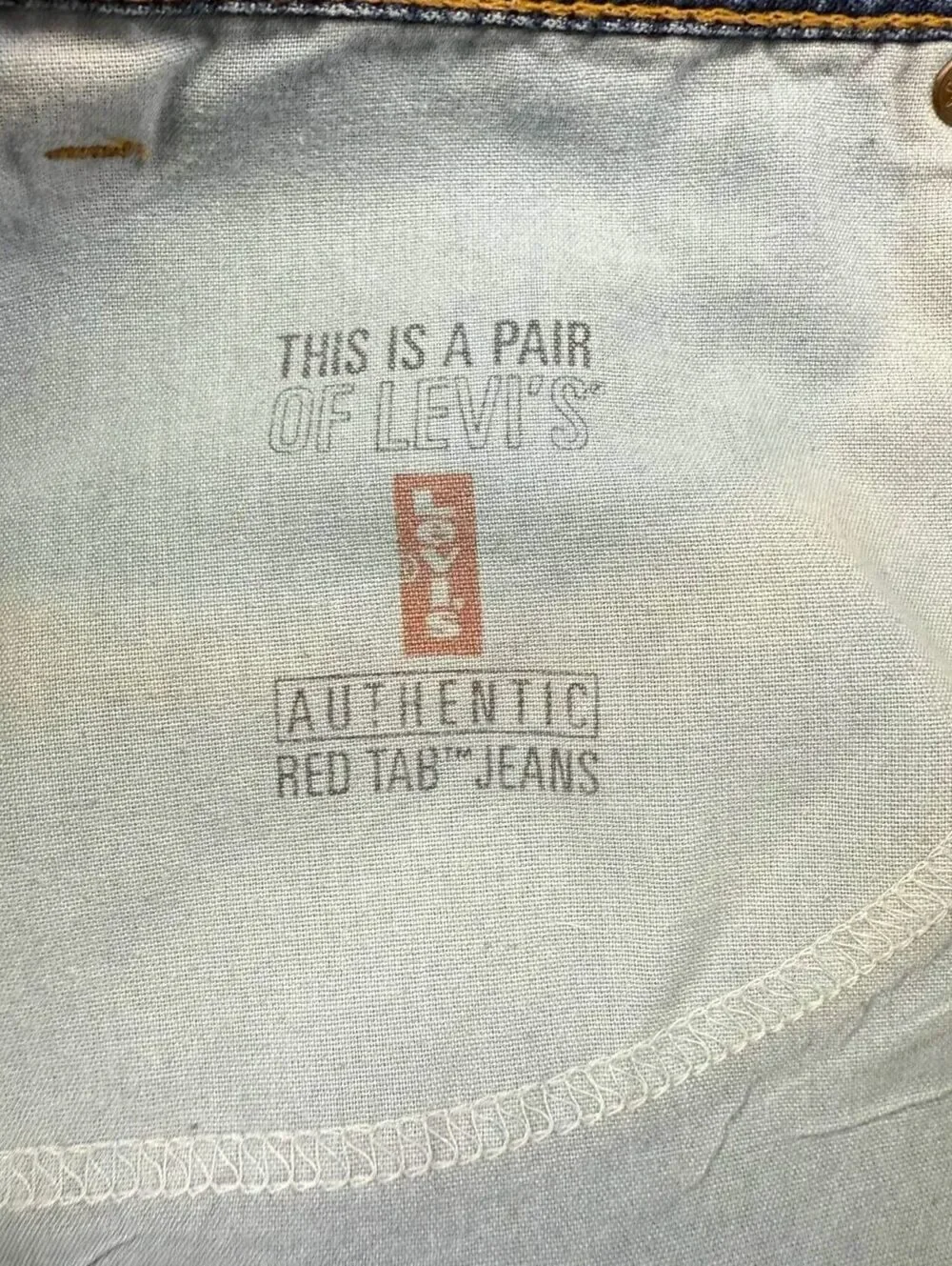 90s Vintage Levi's Red Tab Relaxed Fit Denim Short